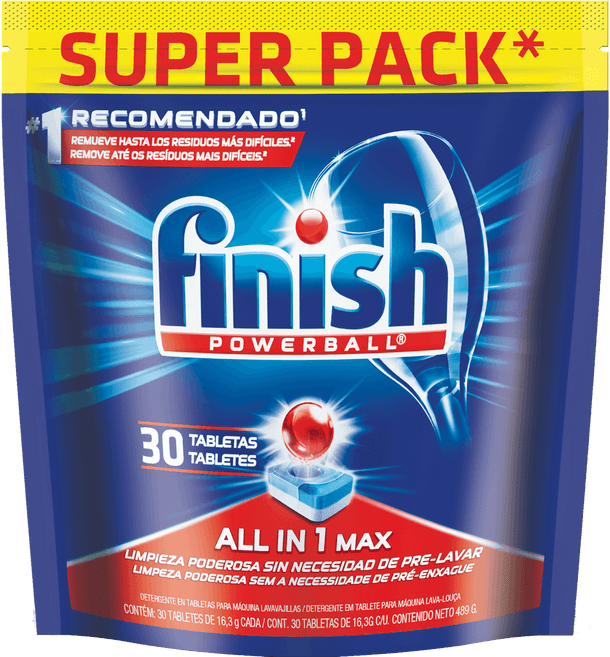 Finish Detergentes en Tabletas All-In-1 Max 30